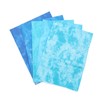 5Pcs Cotton Quilting Fabric Smudge Dyed 19.7in Long 17.7in Wide