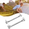 2pcs Jaw and Jaw Turnbuckle Stainless Steel Turnbuckle Rigging Screw