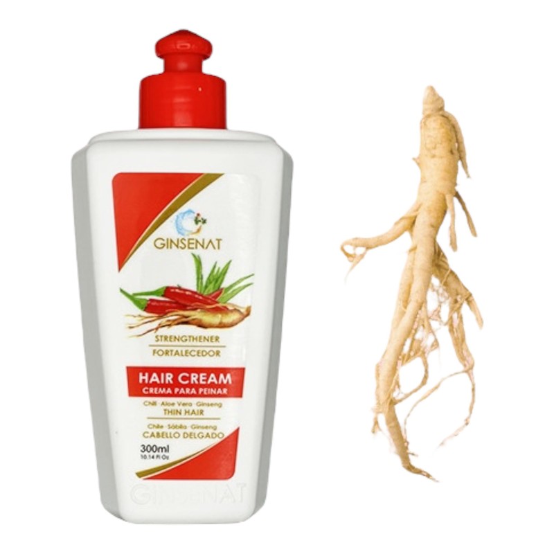 GINSENAT Crema para Peinar Chile 300ml Chile Sabila Ginseng