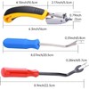 Upholstery Staple Remover and Tack Lifter Tool Set, 3 Pcs