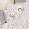 KP HOME Lace Embroidery - Waterproof Wipe Clean Tablecloth Rectangular