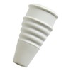 Merriway BH05988 Small White Rubber Kitchen Splash Preventor Tap Swirl