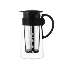 GVRGO Cold Brew Coffee Maker, Excellent Glass Cups with Removable Nylon Filter Screen, Iced Coffee Maker & Tea Brewer Gifts for Women Man - 650ml Glass