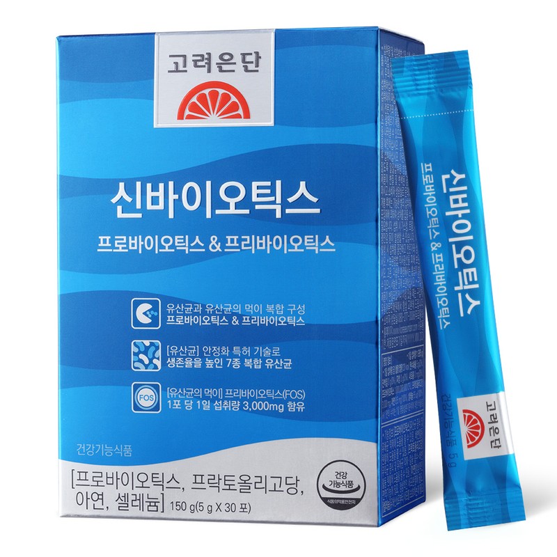 Goryeoun-dan-mol Kolmar Eundan Synbiotics Probiotics & Prebiotics 30 sticks, 2