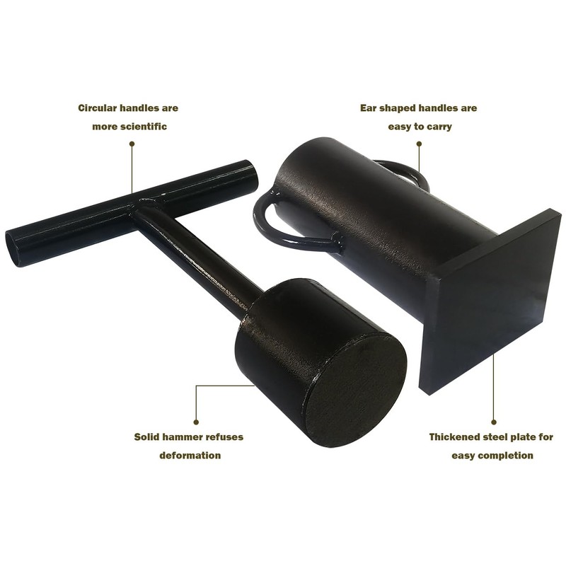 Rock Crusher Manual Hand Ore Crusher Glass Breaker Heavy Duty