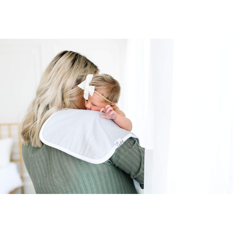 Copper Pearl Premium Baby Burp Cloths - 3-Pack Large Cotton