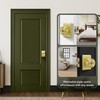 Moquin Brushed Gold Door Knob with Lock, Gold Zinc-Alloy Heavy
