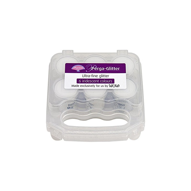PERGA-GLITTER ULTRA-FINE GLITTER (6 POTS)