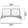 SPARES2GO Fluff Filter Lint Screen for Beko Tumble Dryer