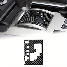Neatblisser Carbon Fiber Center Control Gear Shift Panel Trim Cover for Toyota 4Runner SUV 2010-2024 (Black)
