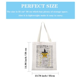 JTOUK Broadway Musical Gift Hamilton Inspired Gift Hamilton Merch History Has Its Eyes On You Musical Tote Bag (Eyes On You Tote EU)