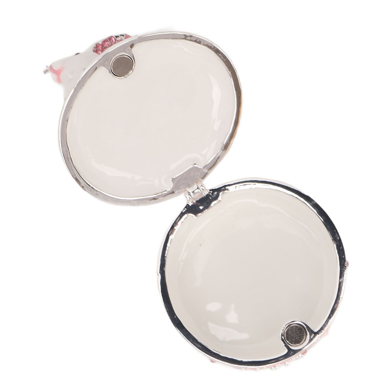 Trinket Box Exquisite Cute Bunny Shape Magnetic Design Zinc Alloy