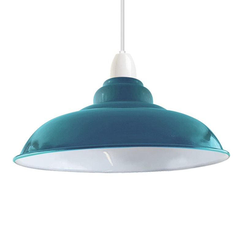 LEDSone Industrial Ceiling Pendant Light Shades, Retro Vintage Style Curvy