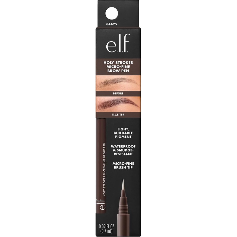 e.l.f. Holy Strokes Micro-Fine Brow Pen Dark Brown
