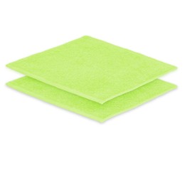 EXKLUSIV HEIMTEXTIL 2 x Flannel 30 x 30 cm Apple Green 500 g