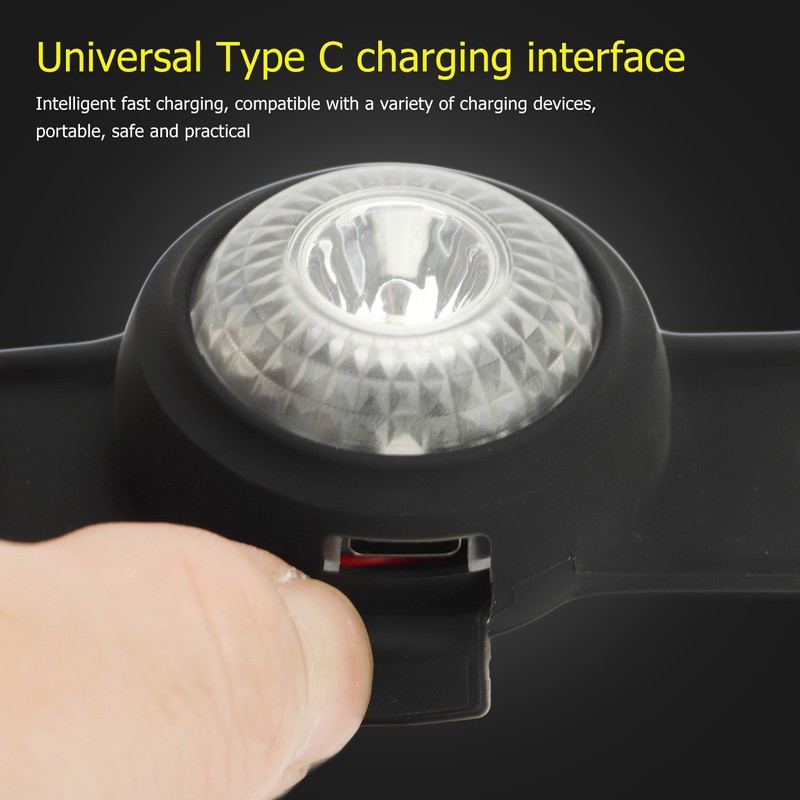 Outdoor LED Headlamp USB Charging 270 Degree COB Floodlight IPX4