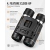 Compact 8x21 Binoculars for Travel & Birdwatching – Lightweight Folding
