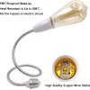 E26/E27 Light Socket Extender Adapter, 58CM/22.5 Inch Extension165℃ Heat-Resistant No