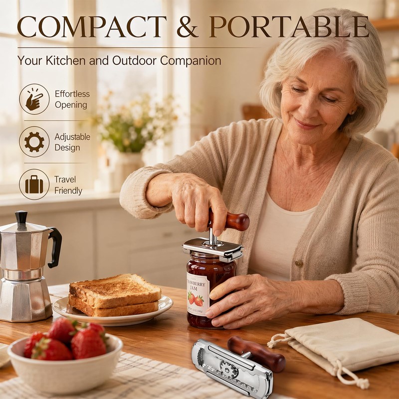 Effortless Jar Opener for Seniors and Arthritis Hands,