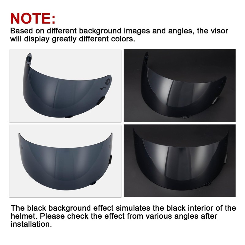 psler Qualifier Visor- Qualifier Helmet Visor Motorcycle Face Shield Accessories