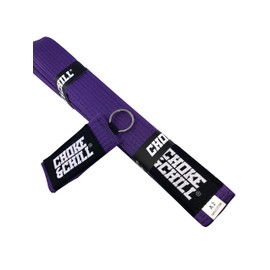 Choke&Chill BJJ Brazilian Jiu-Jitsu Belt (Purple, A1 (260 cm)
