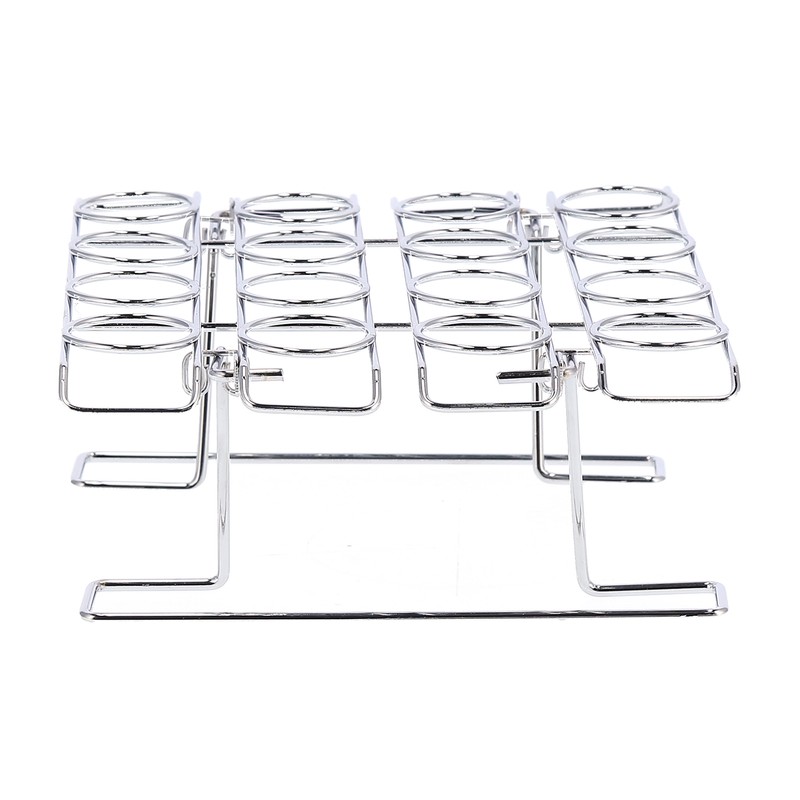 16-Hole Folding Baking Rack Ice Cream Rack Stand Cone Cupcake