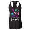 shop4ever® Just A Girl Who Loves Dragons Women's Racerback Tank