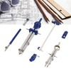 Compass Geometry Set Extensible Zinc Alloy Shatterproof Box Packed Durable