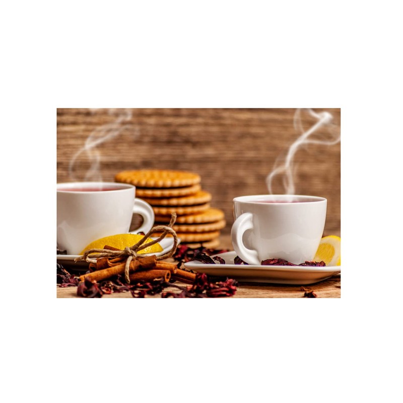 Organically Grown Hibiscus Flowers Herbal Infusion Tea, 100% Hibiscus Herbal