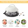 2 Set Flea Traps with 4 Catch Stickers, House Flea
