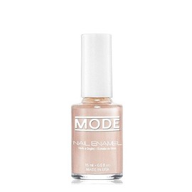 MODE Nail Enamel Shimmery Frost Pearl Champagne Beige Nude Neutral Shade #100 Long Wear, High Gloss, Chip Resistant, Cruelty Free, Vegan Salon Nail Polish Made in Beautiful USA