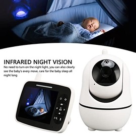 HURRISE Monitor para Bebés, Monitor para Bebés, Reproductor De Canciones De Cuna Inalámbrico para Vigilantes De For Conexión WiFi De Audio...         