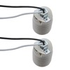 SQXBK 2PCS 51MM/2.01Inch Lighting Accessory Lighting Socket Lighting Stands Metal