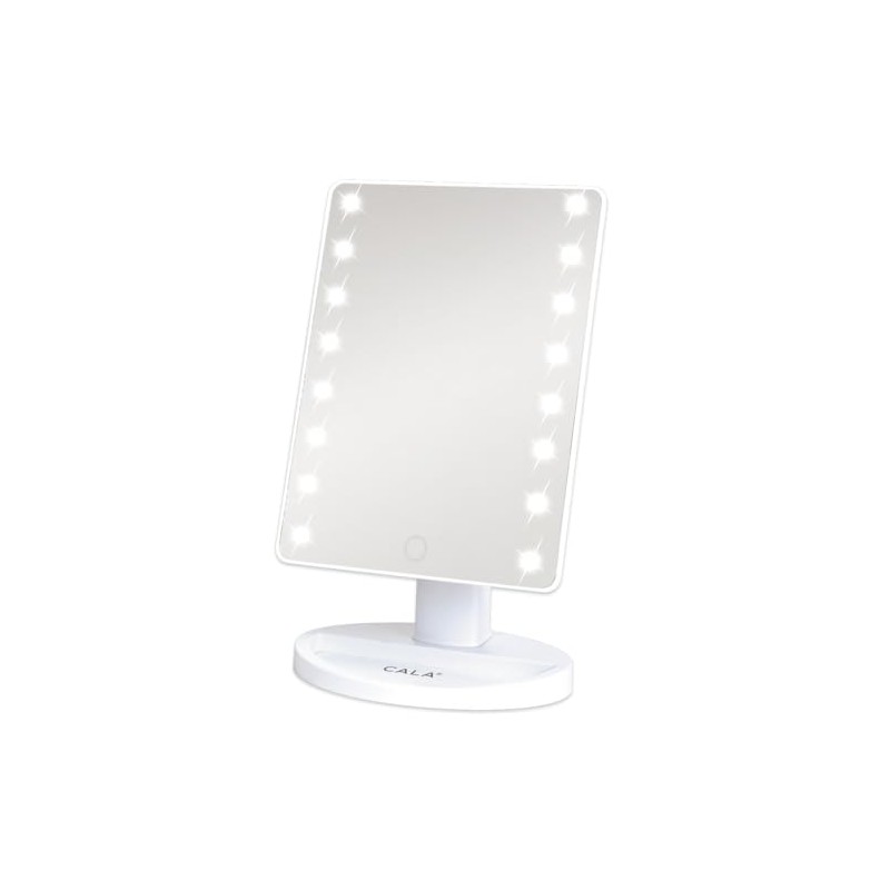 Cala Led vanity white mirror