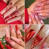 Valentine Nail Art, 6 Boxes Holographic Red Heart Nail Art