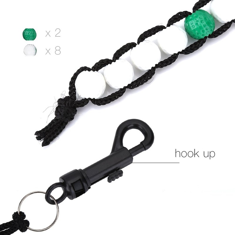 VGEBY1 Golf Score Counter Beads, 2 Pcs/Pack Golf Bead Mark