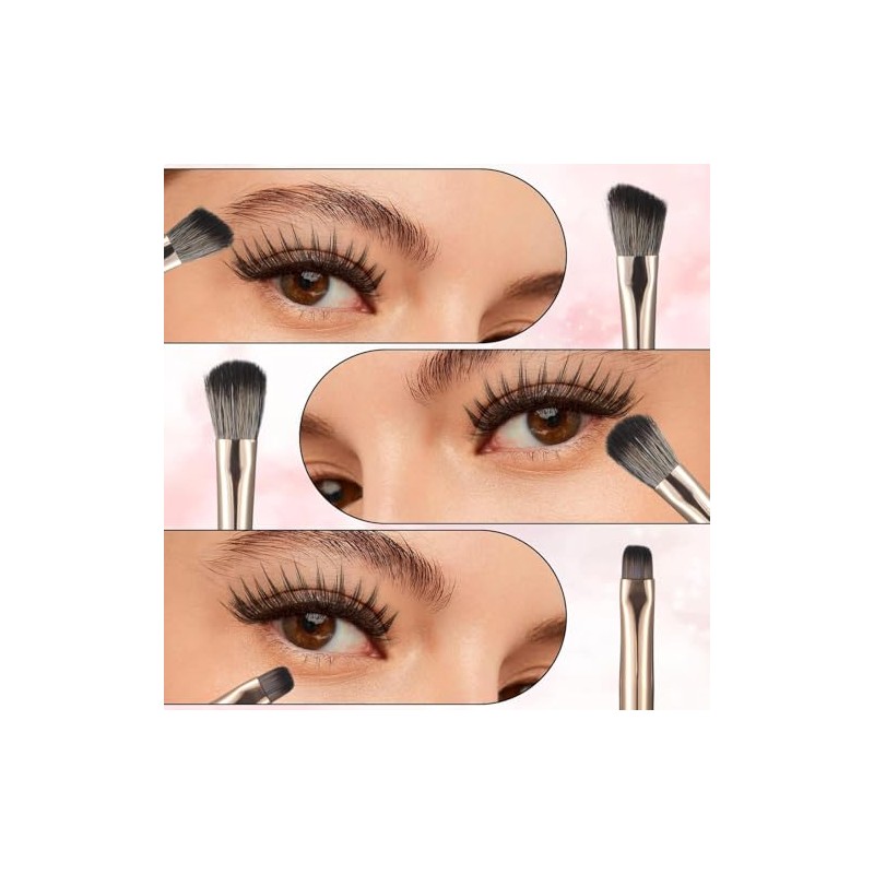 Lumbor37 Brochas para Maquillaje, Juego de Brochas de Maquillaje Profesional