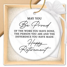 HEXMOZ Retirement Ornament 2024 - Retirement Gifts for Women, Men 2024 - Retirement Christmas Ornament 2024 - Retirement Gifts for Coworker, Boss, Teacher, Nurse - Retired Ornament Christmas Decor