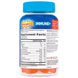 Emergen-C Immune+ with Vitamin D Gummies - Super Orange - 45ct