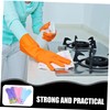 Baluue 3pairs Food Grade Gloves for Dishwashing Kitchen Cleaning Gloves