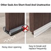 MIAO STEWARD Automatic Door Sweeping Aluminum Alloy 36-inch Surface-Mounted Type,