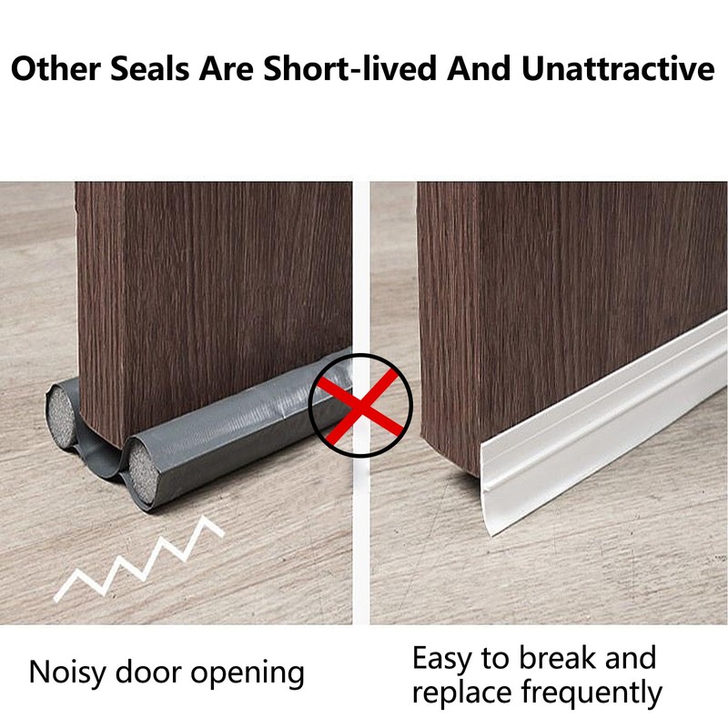MIAO STEWARD Automatic Door Sweeping Aluminum Alloy 36-inch Surface-Mounted Type,
