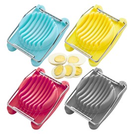 UNIVERSOENLÍNEA.COM | 3 PCS Rebanador Huevos Cocidos Cocina Acero cortador de frutas cortador de acero alambre corte de cocina herramienta estilos para huevos, plátanos, fresas, kiwis, frutas