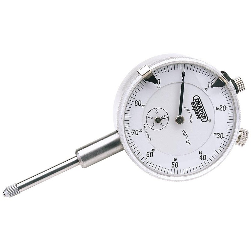Draper 51830 PDG010M Expert Metric Dial Test Indicator, 0mm-10mm, 55mm