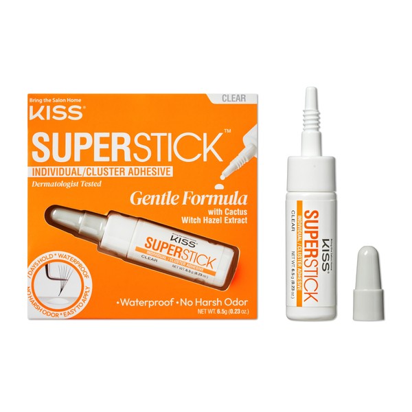 KISS Super Stick Individual Lash Cluster Adhesive, Gentle Formula, 7