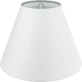 Wogati® Premium Lampshade, E14/E27, Cotton, Various Sizes and Colours, Colour: White, Size: M, Lampshade Floor Lamp, Hanging Lamp, Table Lamp