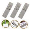 Mikinona 3pcs Eyelash Tweezers Holder Bag Portable Pu Storage Case