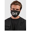 Urban Classics Unisex Face Mask Off 2-Pack Everyday Mask, black