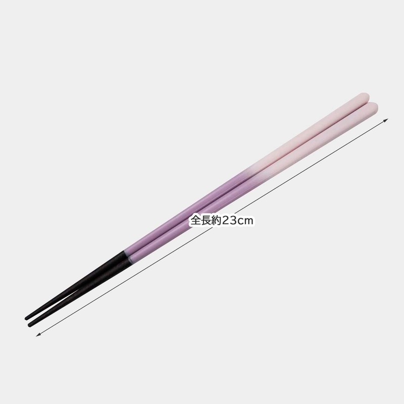 Ishida 11473 Dishwasher Safe Chopsticks with Eggplant, Eggplant, 9.1 inches