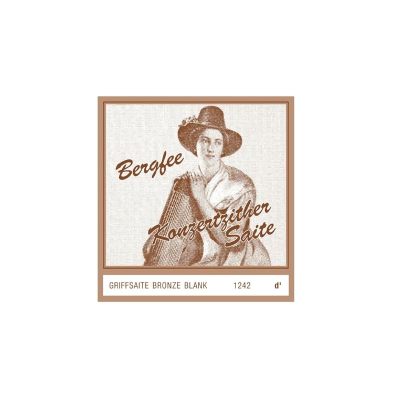 Optima Zither Strings Finger Strings Munich Tuning Normal d'Bronze d'Bronze